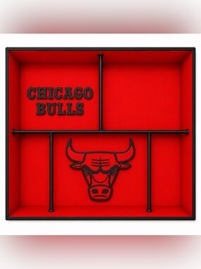 Chicago Bulls NBA Pocket Dump Tray - For Keys, Wallet, Money, Etc